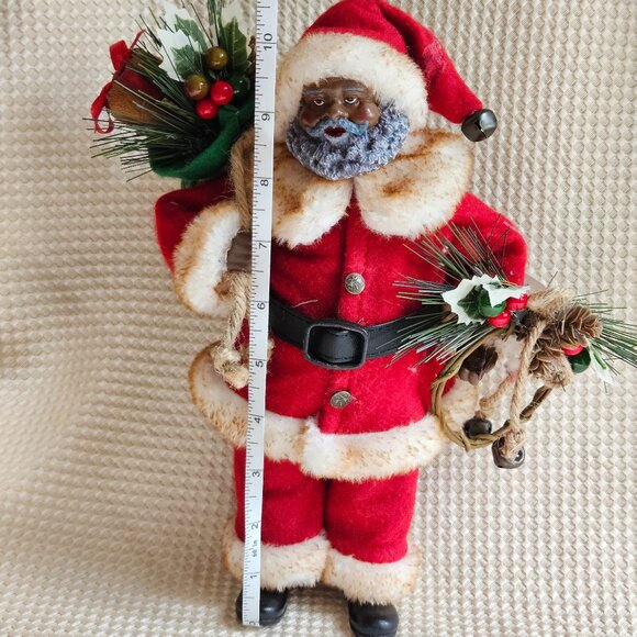 Ashland Christmas Collectible Santa with Gift Sack Holly‎ - NEW with tag - Picture 9 of 10